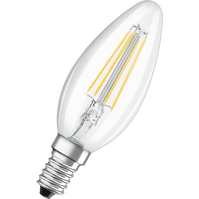 Dimmbare Filament led Lampe mit E14 Sockel, Warmweiss (2700K), Kerzenform, 5W, Ersatz für Image