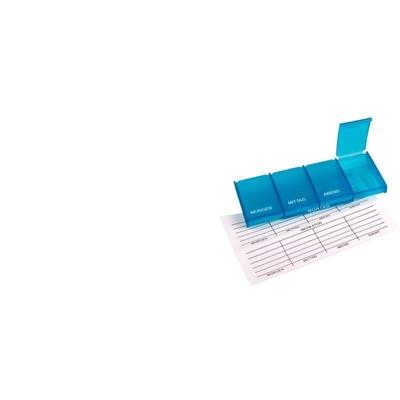 Buri - 7 Tage Pillenbox mit Austeller Medikamentenbox Tablettenbox Pillendose Wochenbox Image