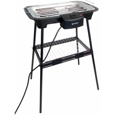 Alpina - Elektro Standgrill Elektrogrill Tischgrill Barbecue Balkon mit Temperaturregler Image
