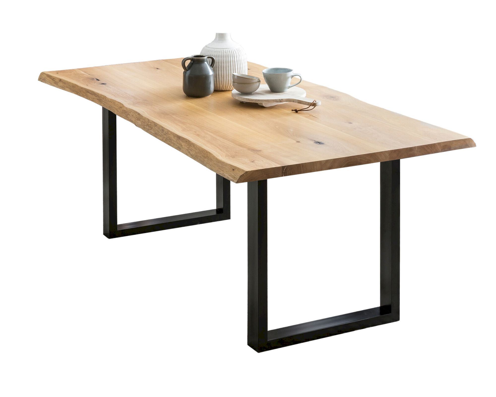 SalesFever »Orka« Baumkante Esstisch Eiche 160x90cm