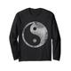 Yin Yang Taoist Taoismus Tao Vintage Fade Langarmshirt