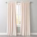 Wide Width BH Studio Velvet Rod-Pocket Panel by BH Studio in Ivory (Size 50" W 108"L) Window Curtain