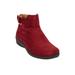 Women's The Cassie Bootie by Comfortview in Rich Burgundy (Size 9 M)