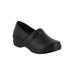 Extra Wide Width Women's Lyndee Slip-Ons by Easy Works by Easy Street® in Black (Size 7 WW)