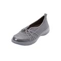 Wide Width Women's CV Sport Greer Slip On Sneaker by Comfortview in Dark Grey (Size 12 W)