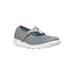 Women's TravelLite Mary Jane Sneaker by Propet® in Silver (Size 7 1/2 M)