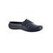 Extra Wide Width Women's Holly Slide by Easy Street® in Navy (Size 7 WW)