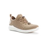 Wide Width Women's Travelbound Walking Shoe Sneaker by Propet in Lt Taupe (Size 7 1/2 W)