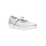 Wide Width Women's TravelLite Mary Jane Sneaker by Propet® in White (Size 9 1/2 W)