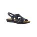 Women's Bolt Sandals by Easy Street® in Navy (Size 7 1/2 M)