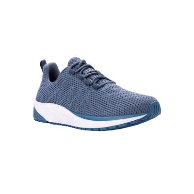 Wide Width Women's Tour Knit Running Shoe by Propet in Denim (Size 8 W)