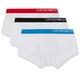 Emporio Armani Underwear Men's Multipack-B-Side Logo 3-Pack Trunk, White (Bianco/Bianco/Bianco 16510), Small