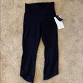 Lululemon Athletica Pants & Jumpsuits | Black Lululemon Athletica Ready Set Go Crop Nwt | Color: Black | Size: 4