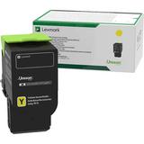 Lexmark 78C10Y0 Yellow Return Program Toner Cartridge for Select Color Laser Printe 78C10Y0
