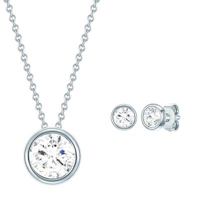 Rafaela Donata - Schmuckset Gelbvergoldet verziert mit Kristallen von Swarovski® Schmuck-Set Damen