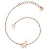 Glanzstücke München Armband Alpaka Sterling Silber in Roségold 17,0 cm Basislänge + 3,0 Verlängerung Damen