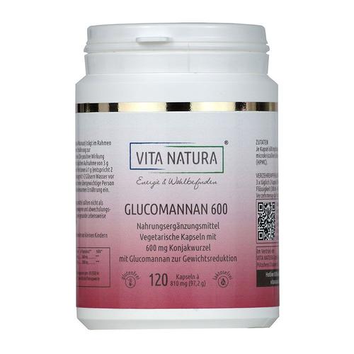 Konjakwurzel Glucomannan 600 mg Vegi-Kapseln 120 St Kapseln