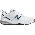 Men's New Balance® 608V5 Sneakers by New Balance in White Navy Leather (Size 17 EEEE)