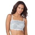 Plus Size Women's Lace Wireless Cami Bra by Comfort Choice in Pearl Grey (Size 52 D)