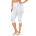 Plus Size Women's Rago® Light Control Capri Pant Liner 920 by Rago in White (Size 10XL) Slip