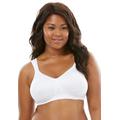 Plus Size Women's 18 Hour Ultimate Lift & Support Wireless Bra 4745 by Playtex in White (Size 42 DDD)