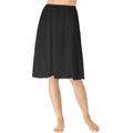 Plus Size Women's 6-Panel Half Slip by Comfort Choice in Black (Size 3X)
