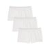 Plus Size Women's Boyshort 3-Pack by Comfort Choice in White Pack (Size 7) Underwear