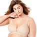 Plus Size Women's Brigitte Lace Wireless T-Shirt Bra 5215 by Leading Lady in Warm Taupe (Size 38 G)