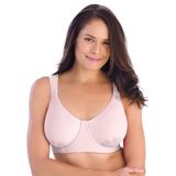 Plus Size Women's Petal Boost® Underwire Bra by Comfort Choice in Shell Pink (Size 52 C)