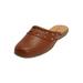 Extra Wide Width Women's The McKenna Slip On Mule by Comfortview in Cognac (Size 10 1/2 WW)