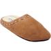 Wide Width Women's The Stitch Clog Slipper by Comfortview in Tan (Size M W)