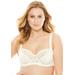 Plus Size Women's Lace-Trim Underwire Bra by Amoureuse in Ivory (Size 40 B)