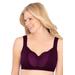 Plus Size Women's Comfort Choice® Wireless Gel Strap Bra by Comfort Choice in Dark Berry (Size 54 B)