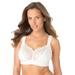 Plus Size Women's Comfort Choice® Wireless Gel Strap Bra by Comfort Choice in White (Size 40 C)