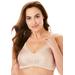 Plus Size Women's Glamorise® Magic Lift® Medium-Impact Wireless Sport Bra 1005 by Glamorise in Cafe (Size 40 H)