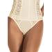 Plus Size Women's Seamless Thong by Dominique in Ivory (Size S)