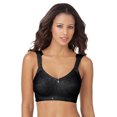 Plus Size Women's Jacquard Wireless Bra by Elila i...