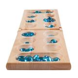 Hey! Play! Folding Mancala Game Wood in Brown | 0.5 H x 17 W x 5 D in | Wayfair 80-MANC