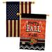 Breeze Decor Happy Fall 2-Sided Polyester 40 x 28 in. House Flag in Black/Brown/Red | 40 H x 28 W in | Wayfair BD-TG-HP-113055-IP-BOAA-D-US16-AM