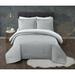 Sand & Stable™ Messina Antimicrobial Seersucker Bed Ensemble Comforter Set /Polyfill/Microfiber in Gray | Wayfair BIB3730GWKG-00
