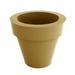 Vondom Maceta - Resin Pot Planter - Lacquered - Self- Watering Plastic in Brown | 13.75 H x 15.75 W x 15.75 D in | Wayfair 40140F-CHAMPAGNE