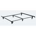 Home by Hollywood INST-A-MATIC ® Bed Frame w/ Rollers Metal in Black | 7.5 H x 8.5 W x 77.5 D in | Wayfair H-4056BR