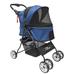 Petique Pet & Pets Catalina Pet Stroller in Blue | 36 H x 14 W x 30 D in | Wayfair 1ST06020000