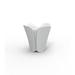 Vondom Pezzettina Resin Pot Planter Resin/Plastic in White | 19.75 H x 19.75 W x 19.75 D in | Wayfair 56006A-ICE