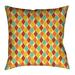 Latitude Run® Avicia Throw Pillow Polyester/Polyfill blend in Orange/Yellow | 14 H x 14 W x 3 D in | Wayfair 85C3F57C48DA48D0B416D427D24A27F1