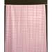 Rosalind Wheeler Lombard Gingham Room Darkening Outdoor Rod Pocket Single Curtain Panel Polyester in Pink/Black | 84 H in | Wayfair