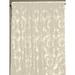 Rosdorf Park Amboy Damask Semi-Sheer Rod Pocket Single Curtain Panel Polyester in White/Black | 108 H in | Wayfair BF9ADFC646BE406C84B352EC679FD8E7