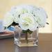 Latitude Run® Roses Floral Arrangement in Vase Silk | 8 H x 4 W x 6 D in | Wayfair E939C507B78645CFB454B671D1783F7E
