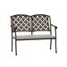 Woodard Casa Aluminum Garden Outdoor Bench Metal | 36.75 H x 44.5 W x 25.5 D in | Wayfair 3Y0404ST-48-87N