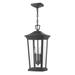 Lark Manor™ Alaraph 3 - Light Lantern Geometric Pendant Glass in Black | 19.25 H x 10 W x 10 D in | Wayfair 772BAA6FFE0C401BBB11FA64A46C3ACB